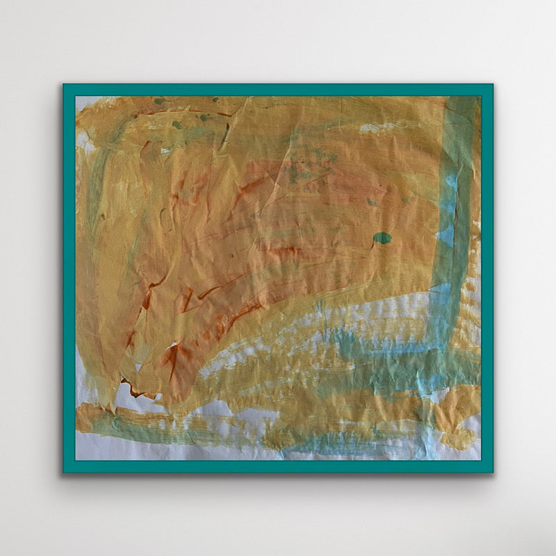 Yellow - Painting, Watercolor on paper, 2022 (22x24")