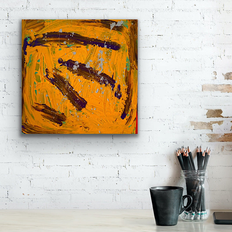 Los Angeles - Painting, acrylic on canvas, 2021 (20"x20")