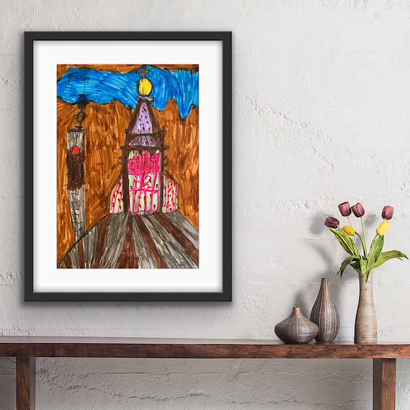 Firenze - Original drawing, 2020 (16.5x11.8")