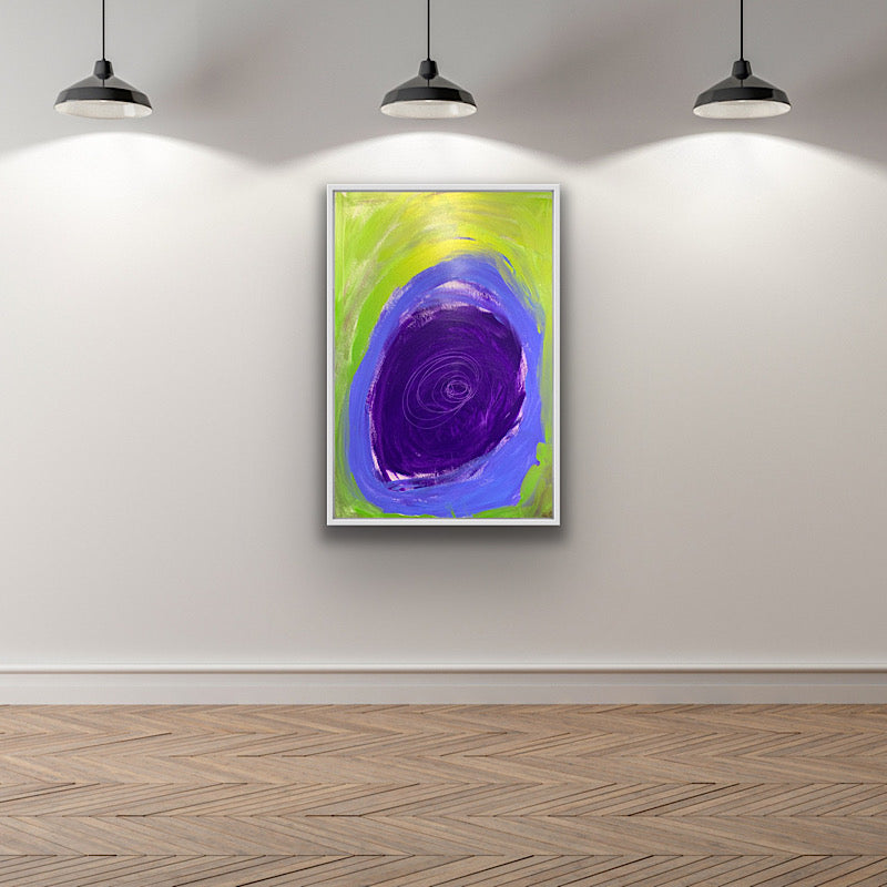 Green Space - Paintinc, Acrylic on cardboard, 2019 (27,5"x39")