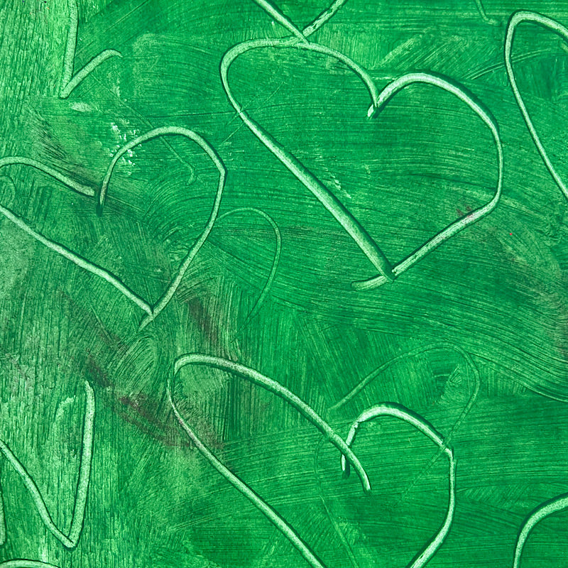Love #5, Painting, Acrylic on canvas, 2022 (12x16")